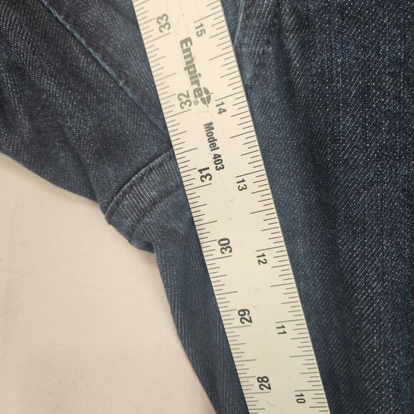 Rock 47 By Wraingler Ultra Low Rise Skinny Jeans Womens 5 Dark Wash Embroidered - Picture 5 of 10